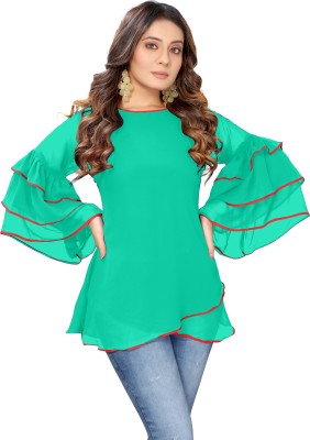 Vaishnavi Fashion Women Two Piece Dress Light Green Dress