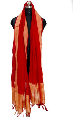The SDF India Art Silk Striped Women Dupatta