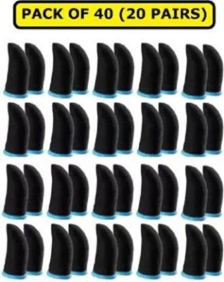 CHG PUBG ,Free Fire,Call Of Duty Mobile Gaming Finger Sleeve blue color 20 Pack Finger Sleeve(Pack of 40)