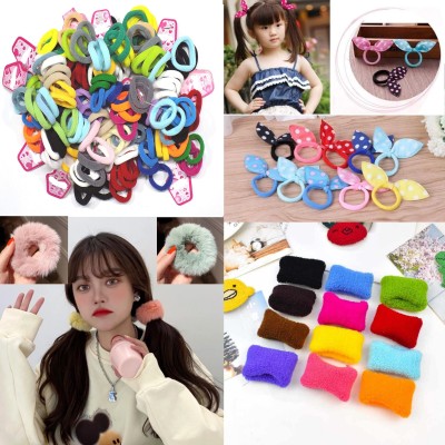 alamodey 62 Pieces Hair Accessory Combo for women Rubber Band(Multicolor)