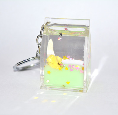ONRR Collections fancy green purple slime fruity keychain best for gifting purpose Key Chain