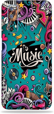 LAMHA Realme 7 Mobile Skin(Ultra Super Music Graffiti With High Matte Finish.,.)