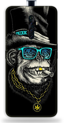 Jeeva Creation OPPO Reno 2z, OPPO Reno 2z Mobile Skin(Ultra Super Smart And Crazy Monkey Skin With High Matte Finish.)