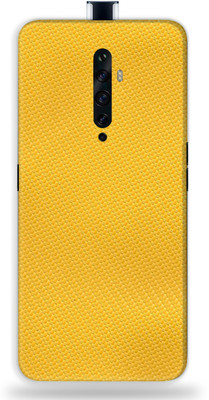 Jeeva Creation OPPO Reno 2z, OPPO Reno 2z Mobile Skin(Ultra Yellow Carbon Skin With High Matte Finish.)