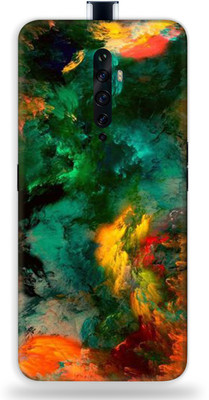 Jeeva Creation OPPO Reno 2z, OPPO Reno 2z Mobile Skin(Ultra Super Multicolor Clouds Skin With High Matte Finish.)