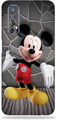 LAMHA Realme 7 Mobile Skin(Ultra Super Mickey Mouse With High Matte Finish.,.)