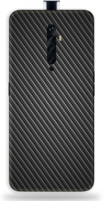 Jeeva Creation OPPO Reno 2z, OPPO Reno 2z Mobile Skin(Ultra Sticker Black Carbon Fiber Wallpaper Skin With High Matte Finish.)