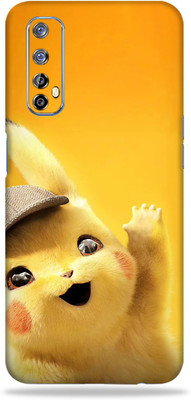 AsSkin Realme 7, real me 7, Realme7 Mobile Skin(Ultra Super Baby Pikachu With High Matte Finish.)