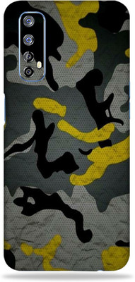 LAMHA Realme 7 Mobile Skin(Ultra Super Camo Yellow With High Matte Finish.,.)