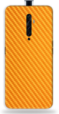 Jeeva Creation OPPO Reno 2z, OPPO Reno 2z Mobile Skin(Ultra Carbon Fiber Golden Skin With High Matte Finish.)