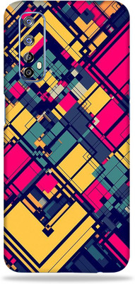 LAMHA Realme 7 Mobile Skin(Ultra Super Pattern Lines With High Matte Finish.,.)