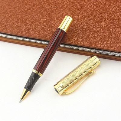 Hayman 24 CT Gold Plated Premium Roller Ball Pen(Ink Color - Blue)