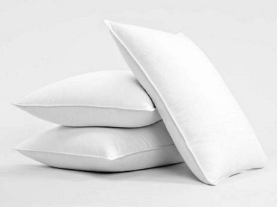 SANJU BROTHER LUXORY Microfibre Solid Sleeping Pillow Pack of 3(White)