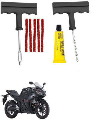 Giinix Bike 5 Rubber Strips Plugs Tubeless Flat Tyre For Yamaha YZF R25 Tubeless Tyre Puncture Repair Kit