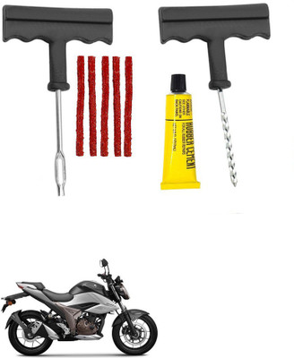 Giinix Bike 5 Rubber Strips Plugs Tubeless Flat Tyre For Suzuki Gixxer 250 Tubeless Tyre Puncture Repair Kit