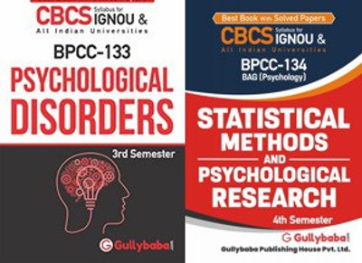 IGNOU BPCC-133 Psychological Disorders BPCC-134 Statistical Methods And Psychological Research(Paperback, GPH Panel of Experts)