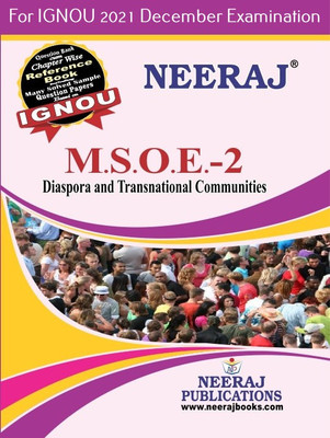 MSOE2, Diaspora And Transnational Communities(Paperback, Expert Panel of Neeraj Publications 2021)