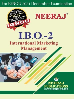 IBO2, International Marketing Management (English Medium), IGNOU Master Of Commerce (MCOM) Neeraj Publications | Guide For IBO-2 For December 2021 Exams With Sample Papers(Paperback, Expert Panel of Neeraj Publications 2021)