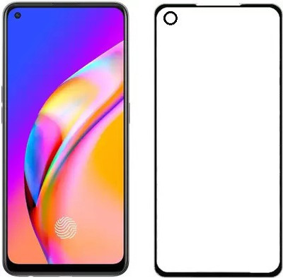 HOBBYTRONICS Edge To Edge Tempered Glass for Realme 8 (4G), Realme 8 Pro, Oppo F19, Oppo F19 Pro, Oppo F19 Pro Plus, Oppo F19S(Pack of 1)