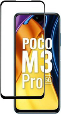 SRT Edge To Edge Tempered Glass for Poco M3 Pro(Pack of 1)