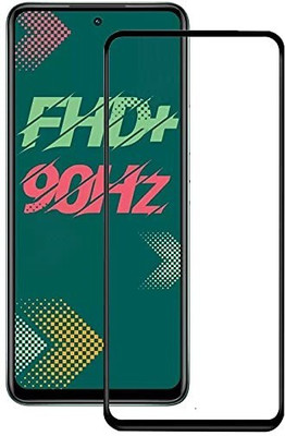 DSCASE Edge To Edge Tempered Glass for Infinix Hot 11s, Infinix Hot 11S(Pack of 1)