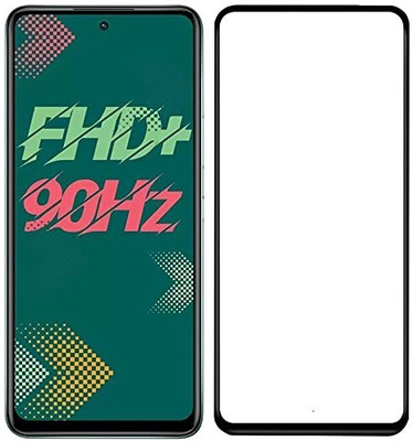 VDAT Edge To Edge Tempered Glass for Infinix Hot 11S(Pack of 1)