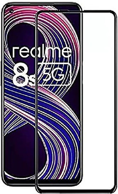 TESPARK Edge To Edge Tempered Glass for Realme 8s 5G(Pack of 1)
