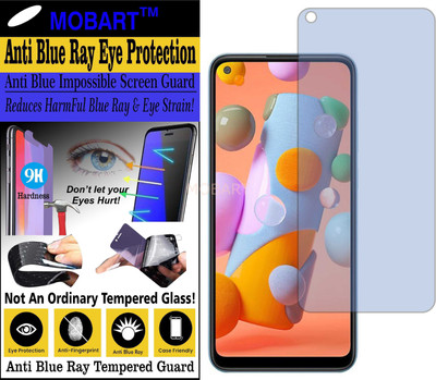 MOBART Impossible Screen Guard for SAMSUNG GALAXY A11 (Impossible UV AntiBlue Light)(Pack of 1)