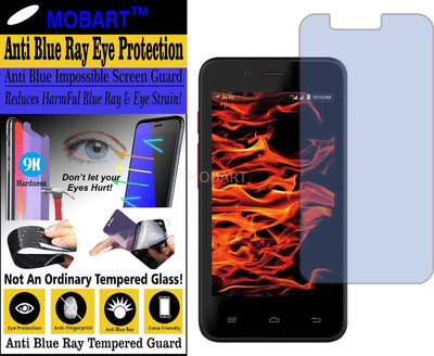 MOBART Impossible Screen Guard for RELIANCE JIO LYF FLAME 4 (Impossible UV AntiBlue Light)(Pack of 1)