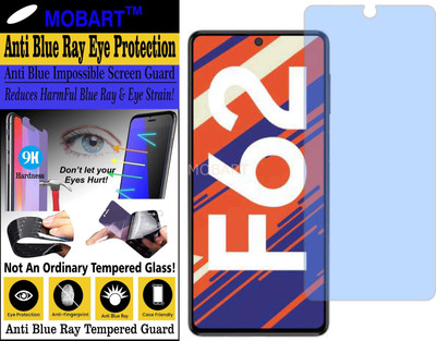 MOBART Impossible Screen Guard for SAMSUNG GALAXY F62 (Impossible UV AntiBlue Light)(Pack of 1)
