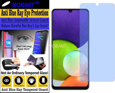 MOBART Impossible Screen Guard for SAMSUNG GALAXY A22 (Impossible UV AntiBlue Light)(Pack of 1)