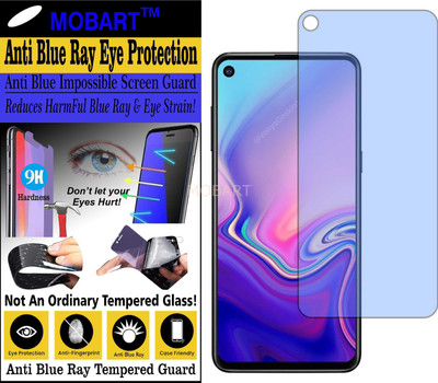 MOBART Impossible Screen Guard for SAMSUNG A8S (Impossible UV AntiBlue Light)(Pack of 1)