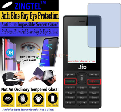 ZINGTEL Impossible Screen Guard for JIO LYF F61 (Impossible UV AntiBlue Light)(Pack of 1)