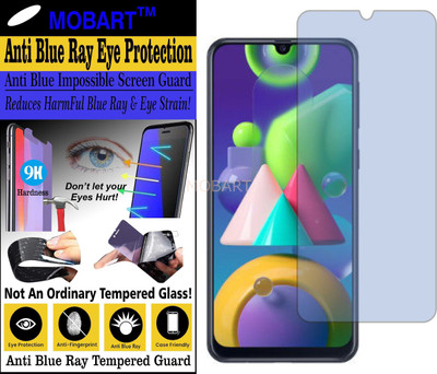 MOBART Impossible Screen Guard for SAMSUNG GALAXY M21 (Impossible UV AntiBlue Light)(Pack of 1)