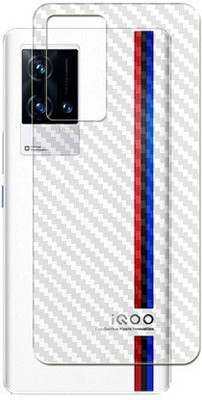 SOMTONE Screen Guard for Vivo iQOO 8 PRO Back Carbon Fiber Skin(Pack of 1)