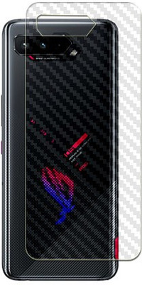 MUTAALI Back Screen Guard for Asus ROG Phone 5s Pro Back Carbon Fiber Skin(Pack of 1)