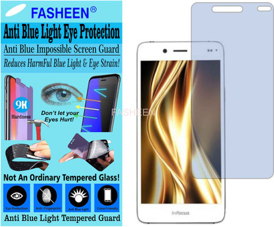 Fasheen Tempered Glass Guard for INFOCUS M535 PLUS (Impossible UV AntiBlue Light)(Pack of 1)