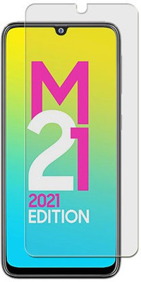 MUTAALI Tempered Glass Guard for Samsung M21 2021 Front Matte(Pack of 1)