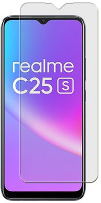MUTAALI Tempered Glass Guard for Realme C25s Front Matte(Pack of 1)