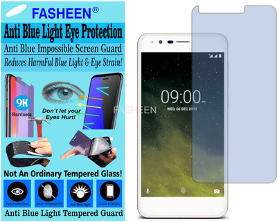 Fasheen Tempered Glass Guard for LAVA Z70 (Impossible UV AntiBlue Light)(Pack of 1)