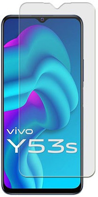 SOMTONE Tempered Glass Guard for Vivo Y53s 4G Front Matte(Pack of 1)