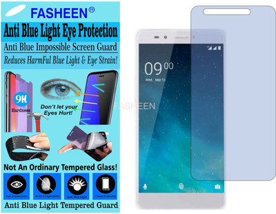 Fasheen Tempered Glass Guard for LAVA Z25 (Impossible UV AntiBlue Light)(Pack of 1)