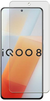 MUTAALI Tempered Glass Guard for Vivo iQOO 8 Front Matte(Pack of 1)