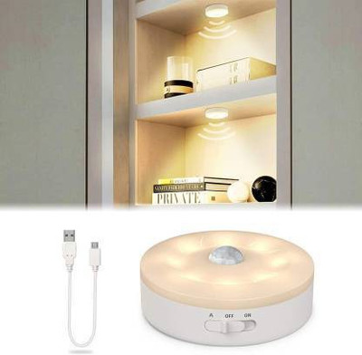 Tankit 8 LED Wireless Motion Sensor Wall Light for Hallway Wardrobe Basement Cupboard Motion Sensor Light