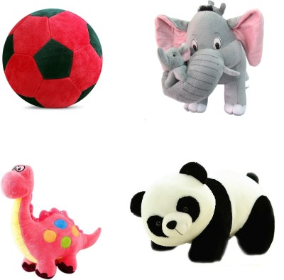 WooCute Super Soft Quality Huggable Cute Animal Stuffed Toy-for Babies, Toddlers, Kids, Birthday & Special Occasions  - 36 cm(Multicolor)