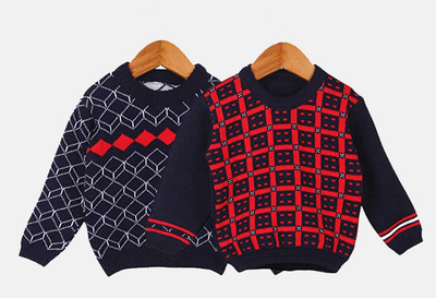 Fit N Fame Woven Round Neck Casual Baby Boys & Baby Girls Multicolor Sweater