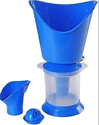 household hub Face, Nose, and Cough Steamer 3 in 1 Plastic Steam Vaporizer Vaporizer(Blue)