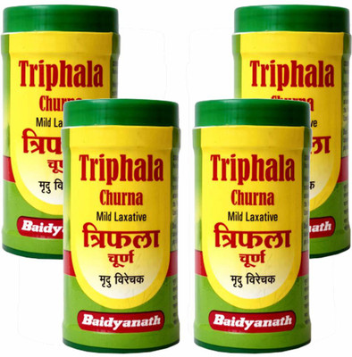 Baidyanath Triphala Churna 50 gms (Pack of 4) Helps Relieve Constipation & Gas Relief(Pack of 4, 50 g)