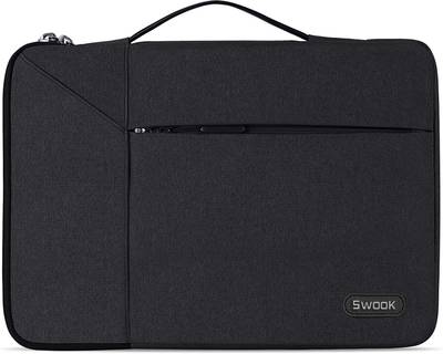 SwooK Laptop Sleeve Case 15-15.6 Inch Handle Laptop Case 360 Protective Laptop Work Briefcase Bag for 15.4" MacBook Air/Pro, 15-15.6 inch Acer/ASUS/HP/Lenovo/Dell Notebook Laptop Bag