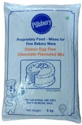 Pillsbury ake Premix All Purpose Egg Free Veg Chocolate Flavoured Eggless Pastry Mix Raising Ingredient Powder(5 kg)